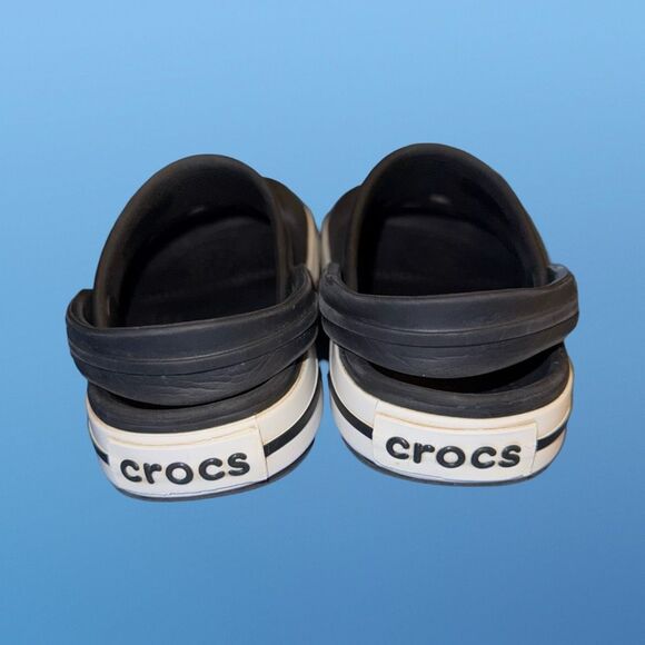 Toddler Unisex Off Crocs Black Crocband Clogs Slip On Size C 8 C8 - Picture 2 of 7